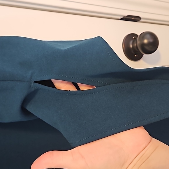 Dark Green Liz Claiborne Dress Size 14 - Picture 4 of 7